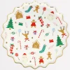 Jolly Christmas Dinner Plates (x 8)>Meri Meri New
