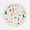 Jolly Christmas Side Plates (x 8)>Meri Meri Best