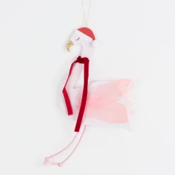 Jolly Flamingo Decoration Christmas Card>Meri Meri Fashion