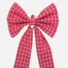 Katherine Plaid Fabric Bow>Meri Meri Best