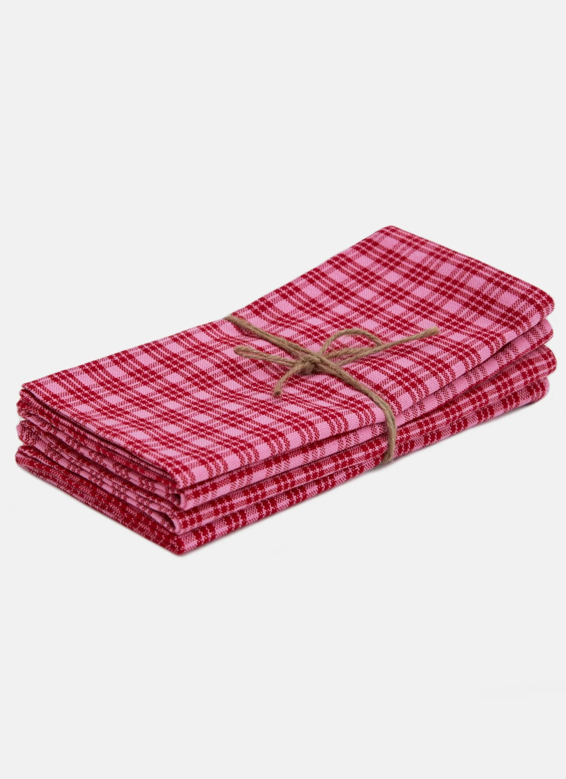Katherine Plaid Napkins>Meri Meri Online
