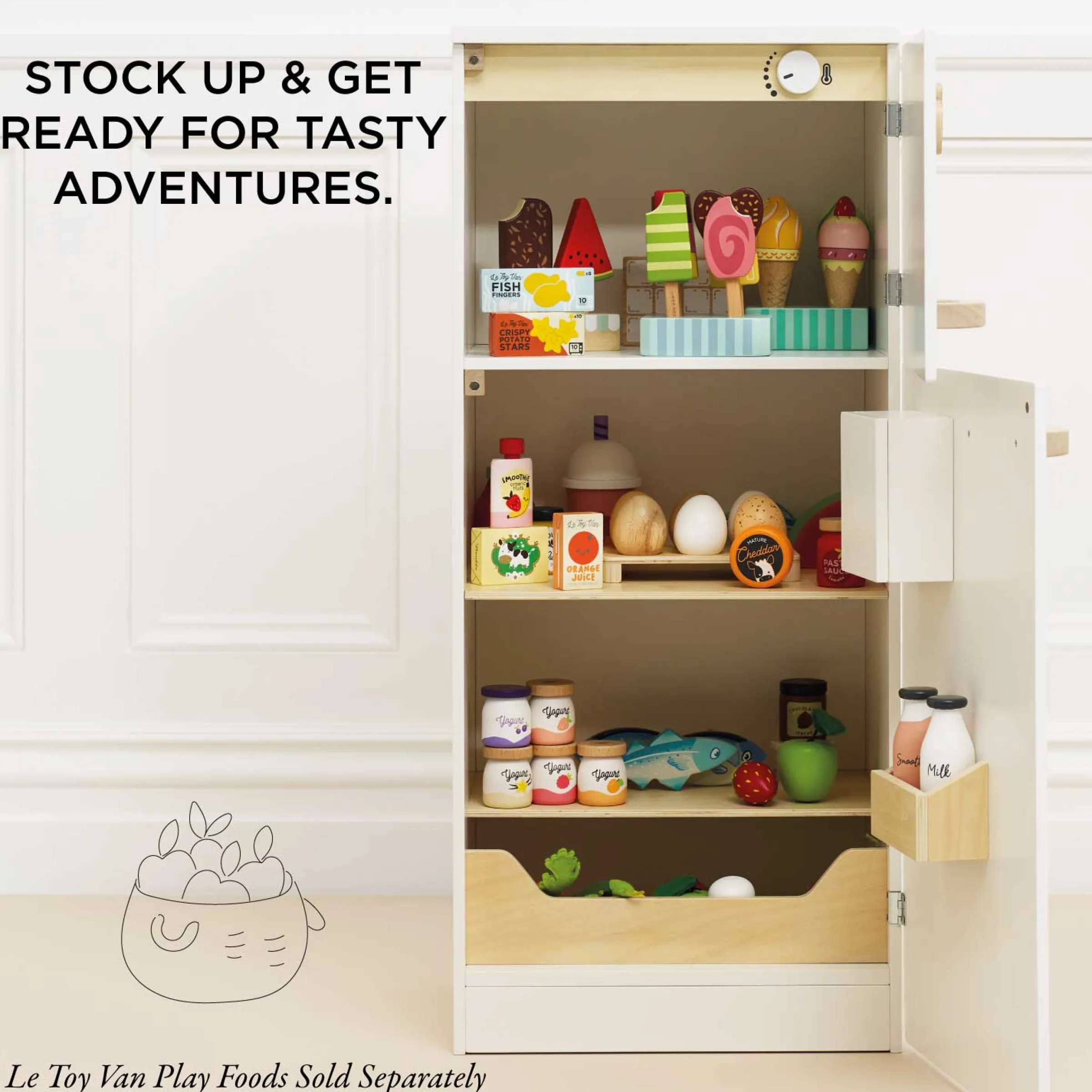 Kitchen Freestanding Fridge Freezer>Meri Meri Best