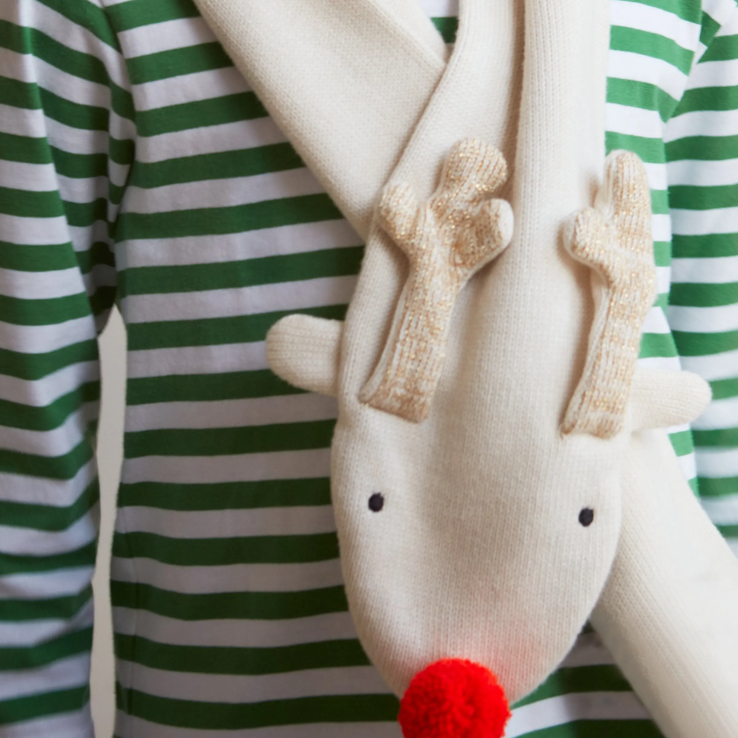 Knitted Reindeer Scarf>Meri Meri Discount