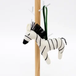 Knitted Zebra Tree Decoration><noscript><img width=