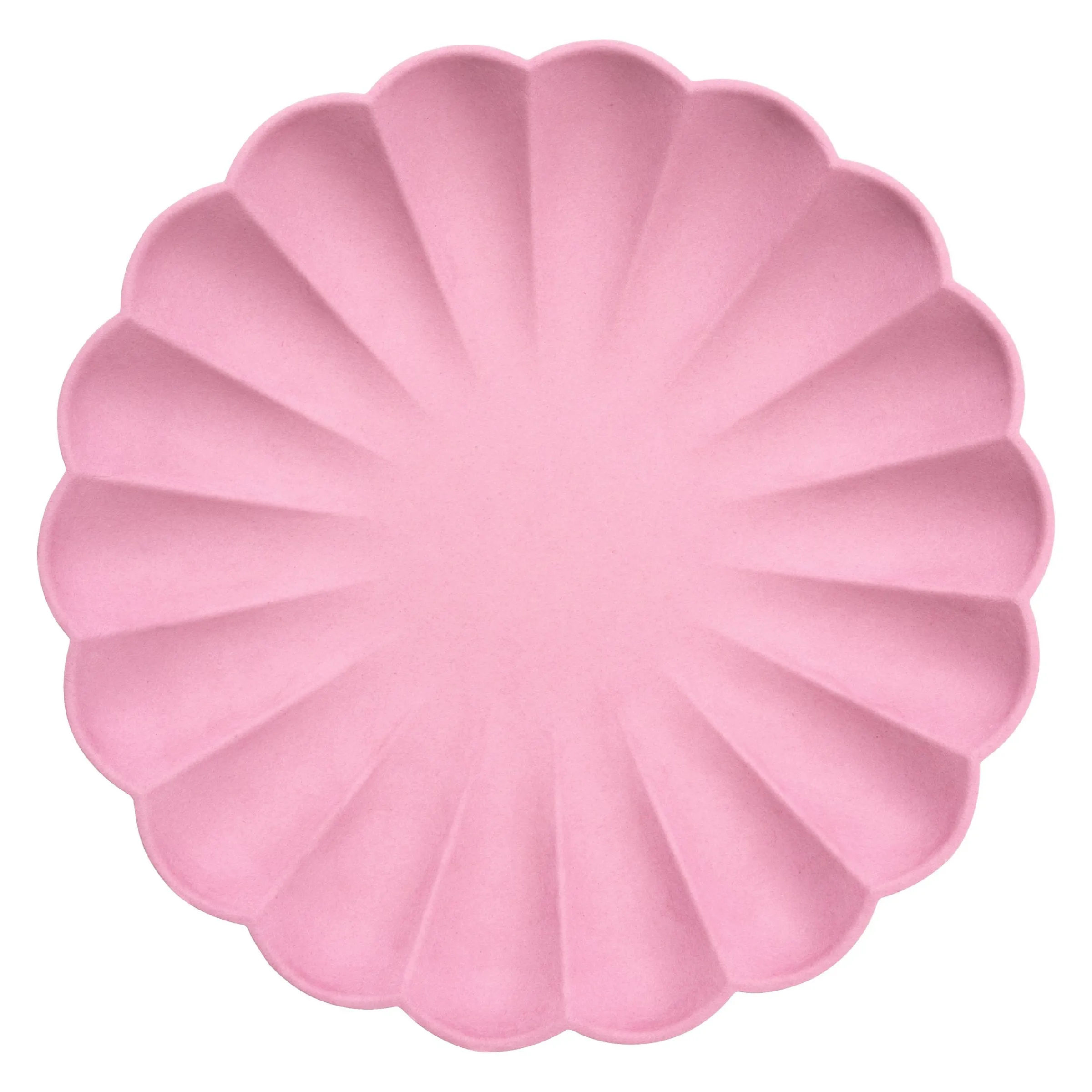 Large Bubblegum Pink Compostable Plates (x 8)>Meri Meri Outlet