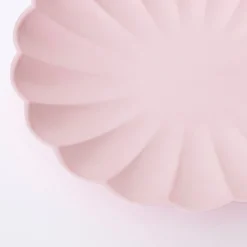 Large Candy Pink Compostable Plates - Big Multipack (x 48)>Meri Meri New