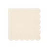 Large Cream Paper Napkins - Big Multipack (x 100)>Meri Meri Fashion