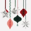 Large Hanging Decorations (x 6)>Meri Meri Sale