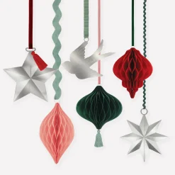 Large Hanging Decorations (x 6)>Meri Meri Sale