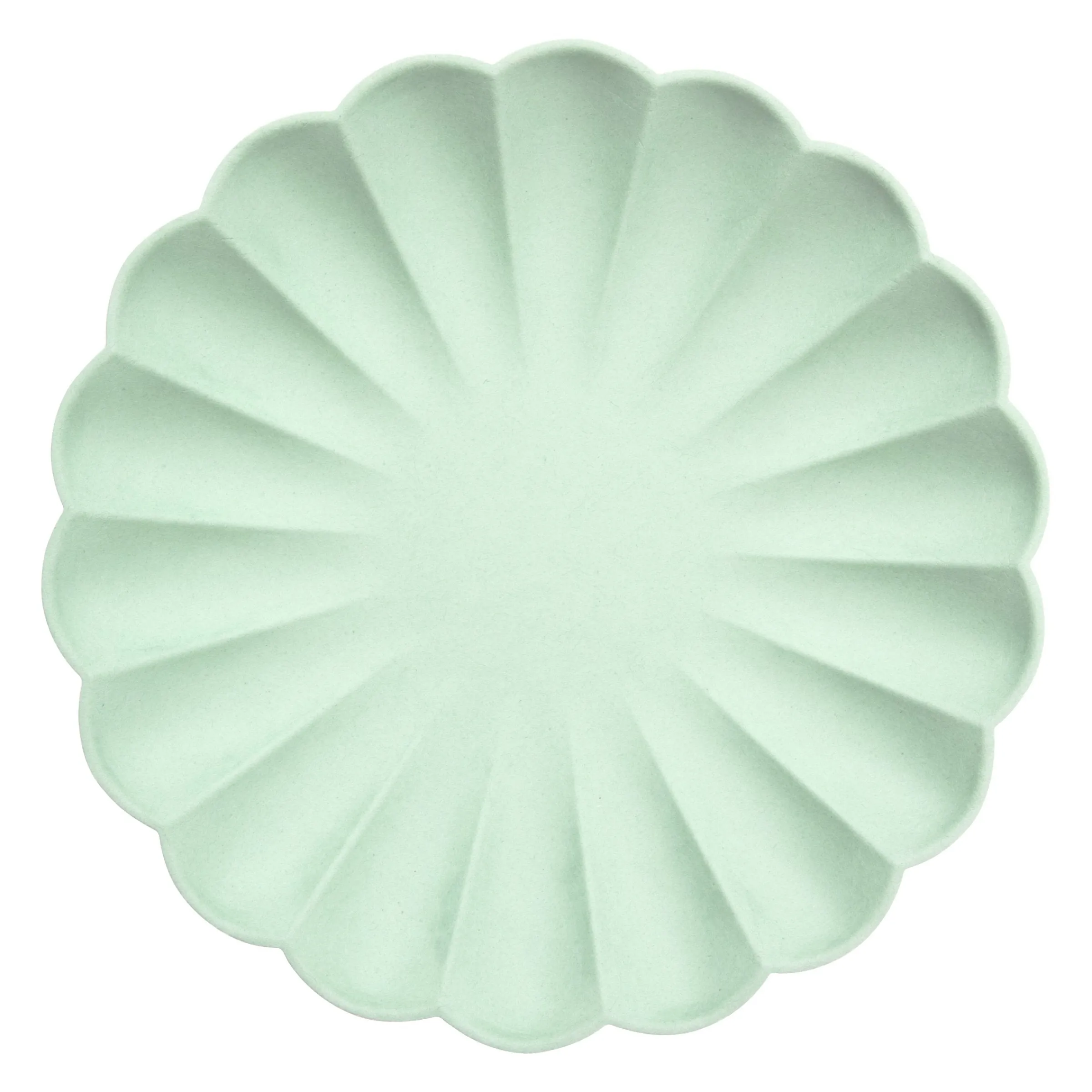 Large Mint Sorbet Compostable Plates (x 8)>Meri Meri Clearance