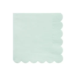 Large Mint Sorbet Paper Napkins (x 20)>Meri Meri Best