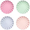 Large Multicolor Compostable Plates - Big Multipack (x 48)>Meri Meri Sale