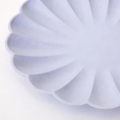 Large Soft Lilac Compostable Plates (x 8)>Meri Meri Best