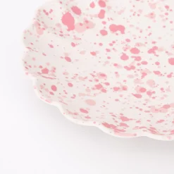 Large Speckled Reusable Bamboo Plates (x 6)><noscript><img width=
