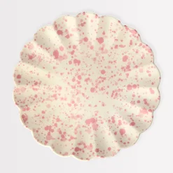 Large Speckled Reusable Bamboo Plates (x 6)><noscript><img width=