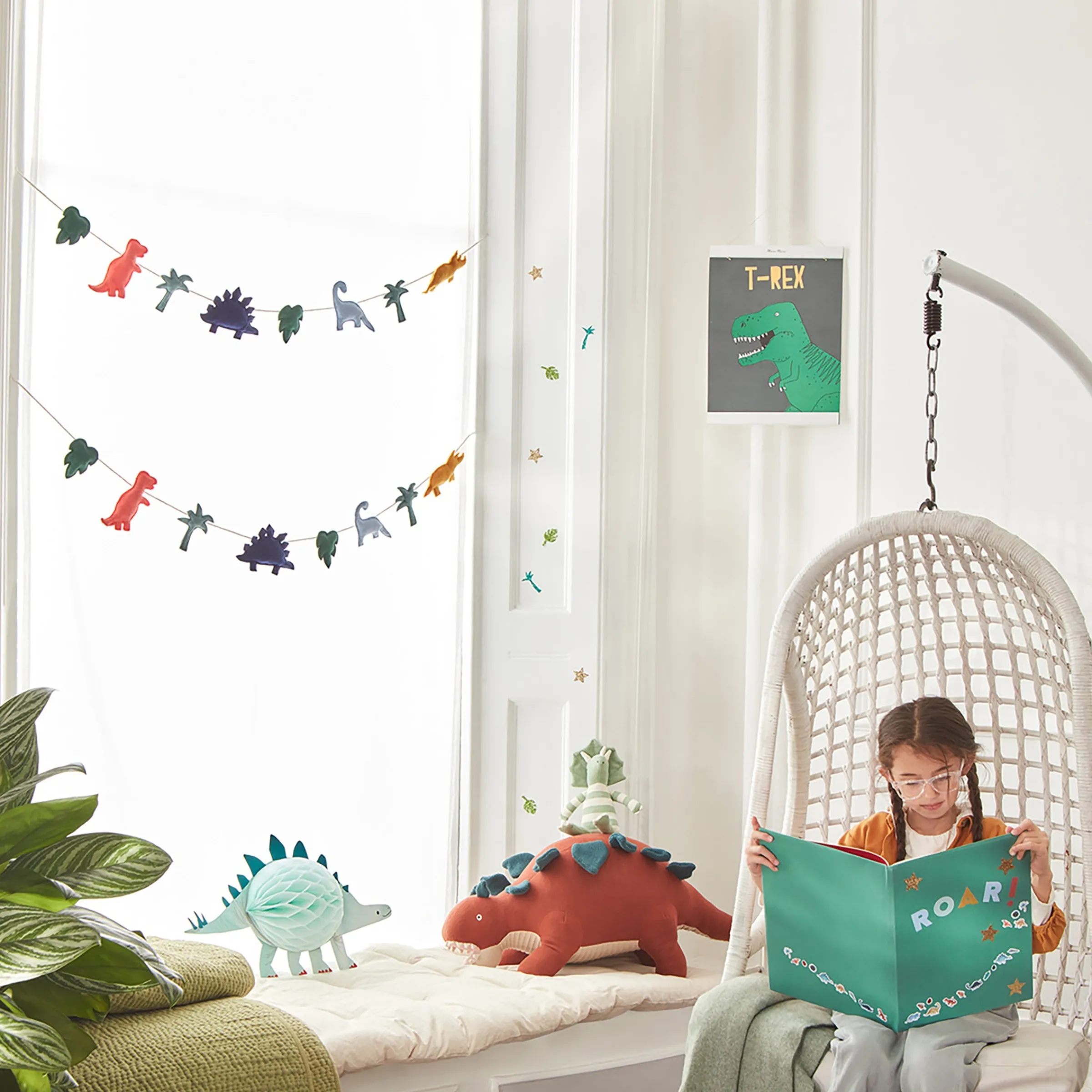 Large Stegosaurus Knitted Toy>Meri Meri Outlet