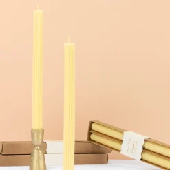 Lemon Sherbet Yellow Table Candles (x 2)>Meri Meri Sale