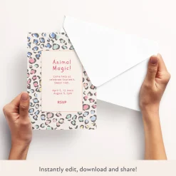 Leopard Print Download & Print Invitation><noscript><img width=