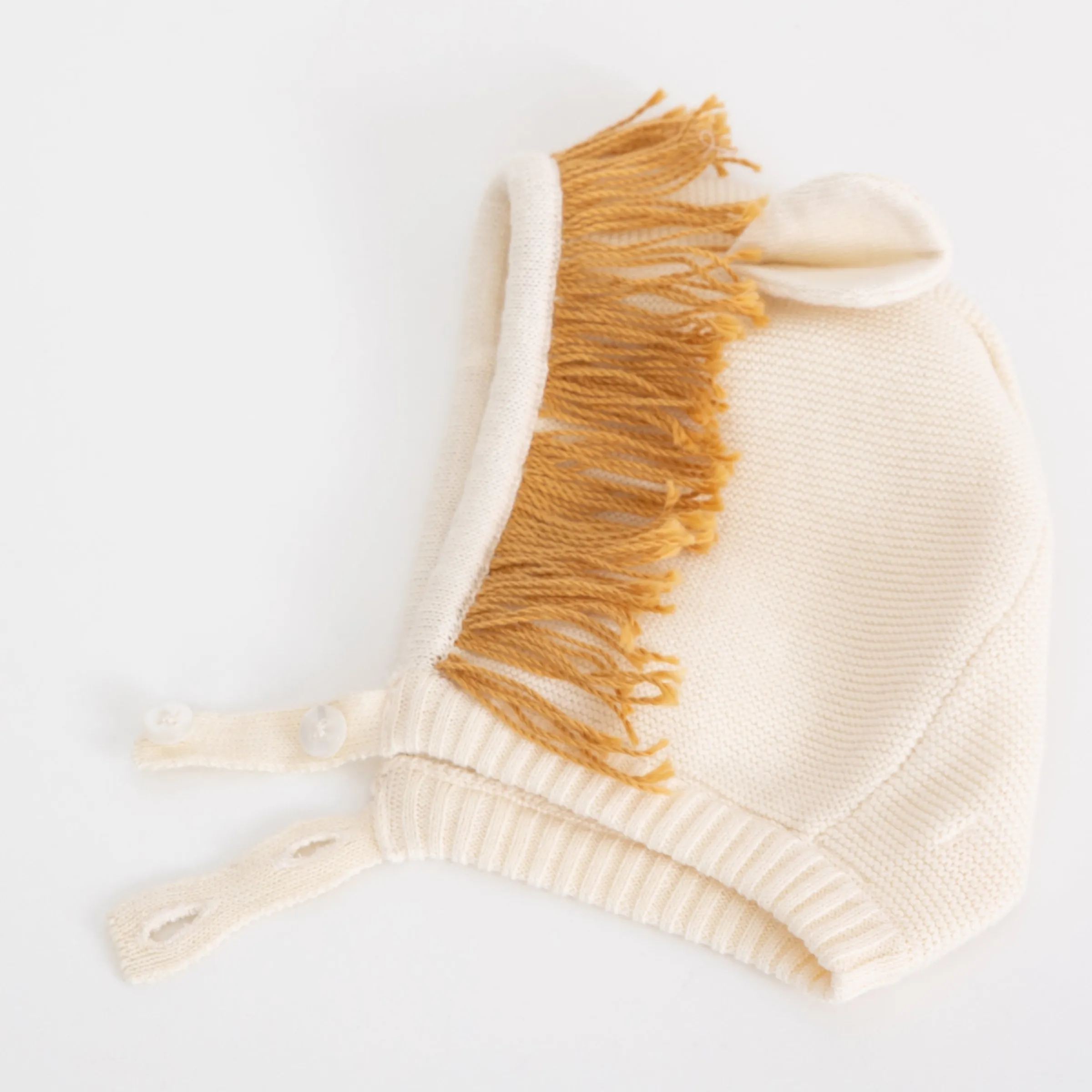 Lion Baby Bonnet>Meri Meri Hot