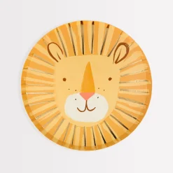 Lion Plates (x 8)>Meri Meri Sale