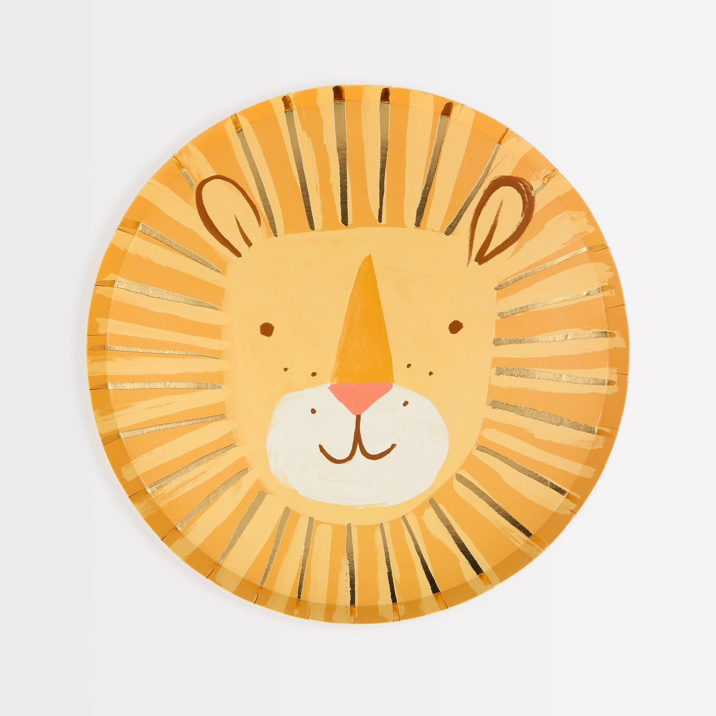 Lion Plates (x 8)>Meri Meri Sale
