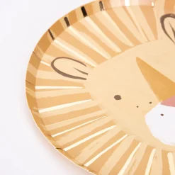Lion Plates (x 8)>Meri Meri Sale