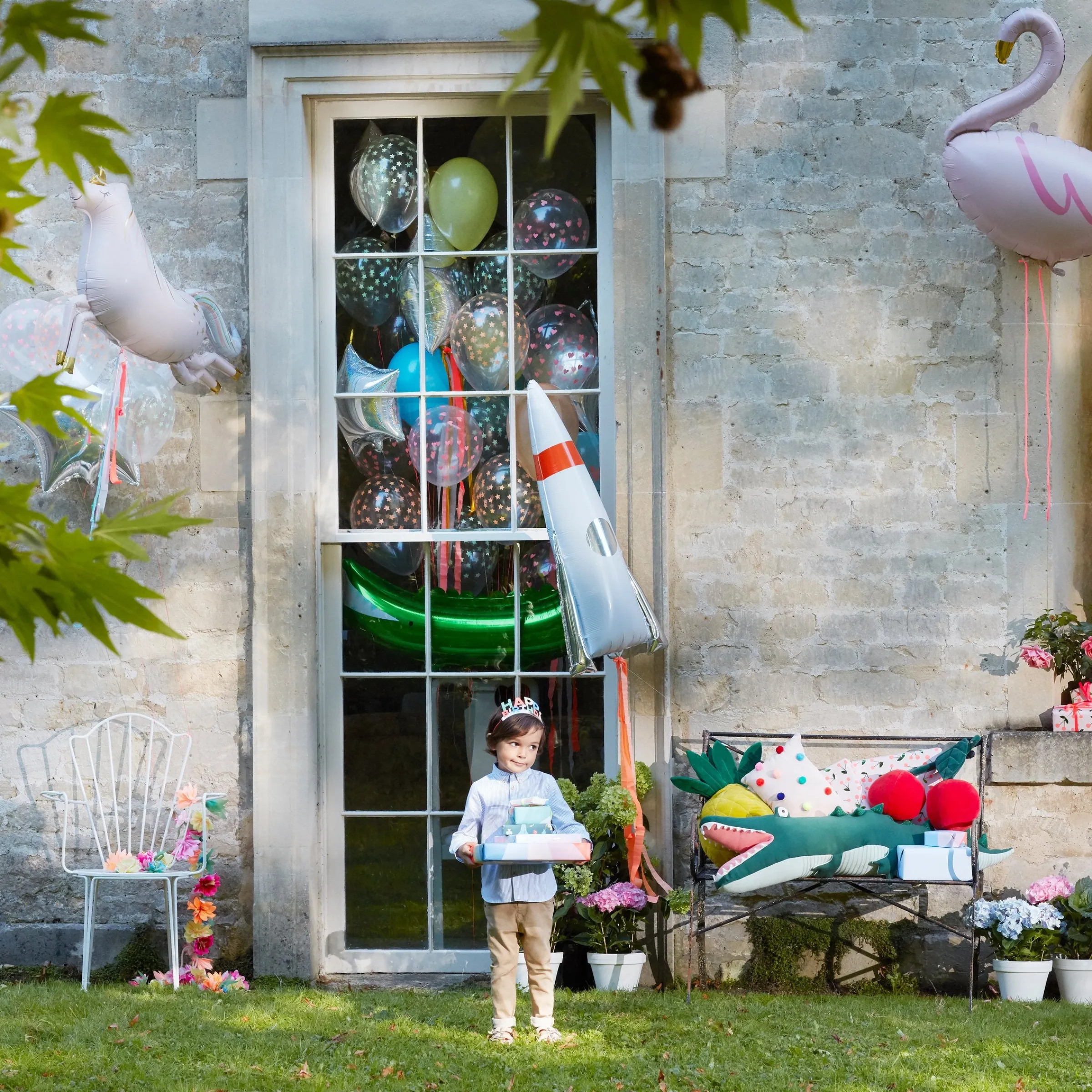 Magical Unicorn Foil Balloon>Meri Meri Clearance