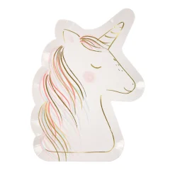 Magical Unicorn Plates (x 8)>Meri Meri Online