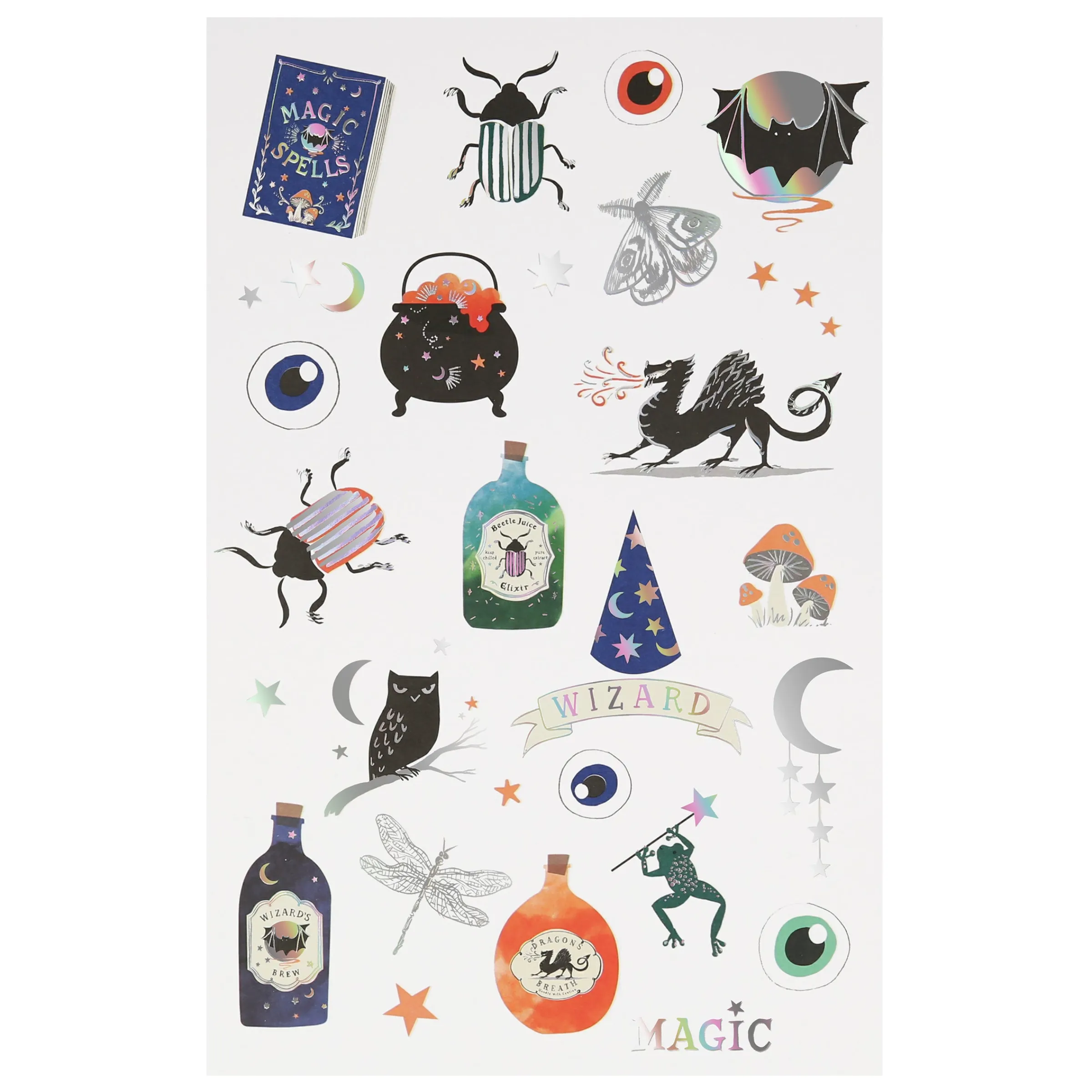 Making Magic Temporary Tattoos (x 2 sheets)>Meri Meri Sale