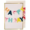 Marble Birthday Garland Card>Meri Meri Online
