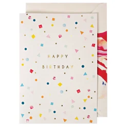 Marble Birthday Garland Card><noscript><img width=