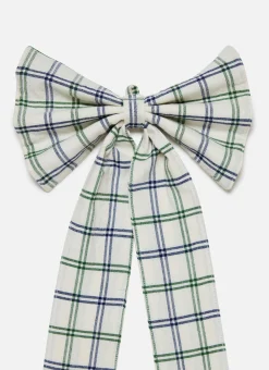 Mayfair Plaid Hunter Fabric Bow><noscript><img width=