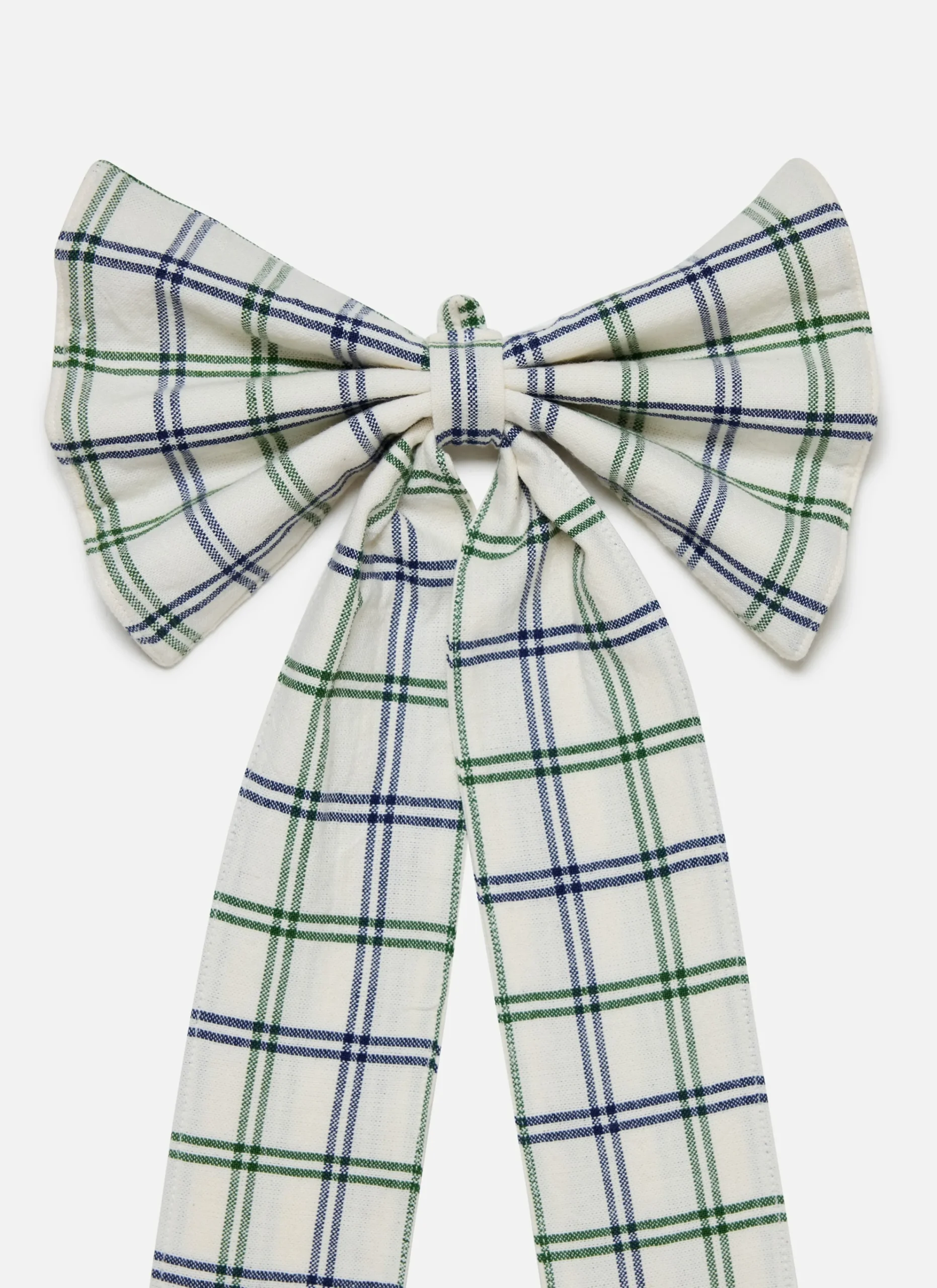 Mayfair Plaid Hunter Fabric Bow>Meri Meri New