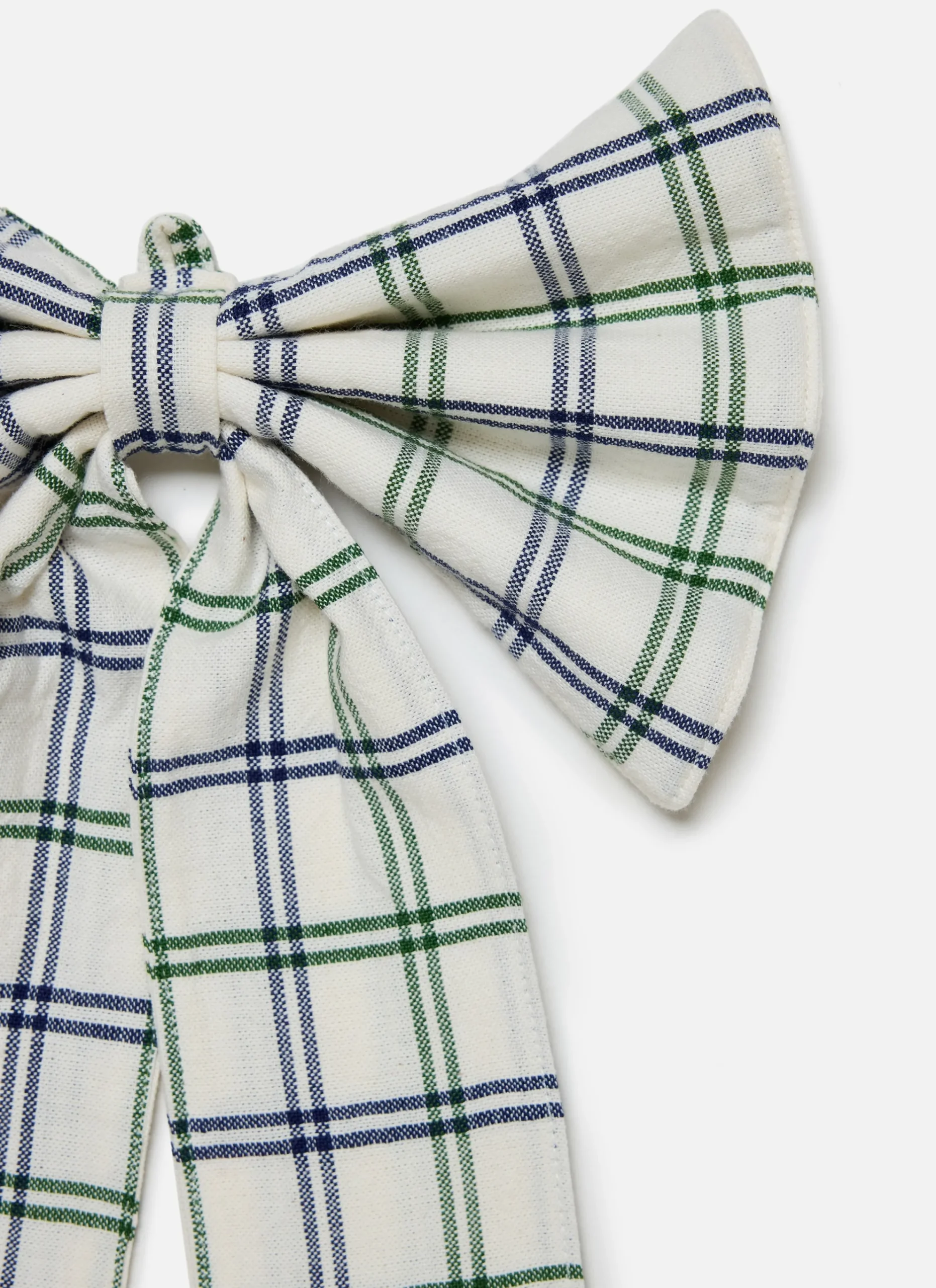Mayfair Plaid Hunter Fabric Bow>Meri Meri New