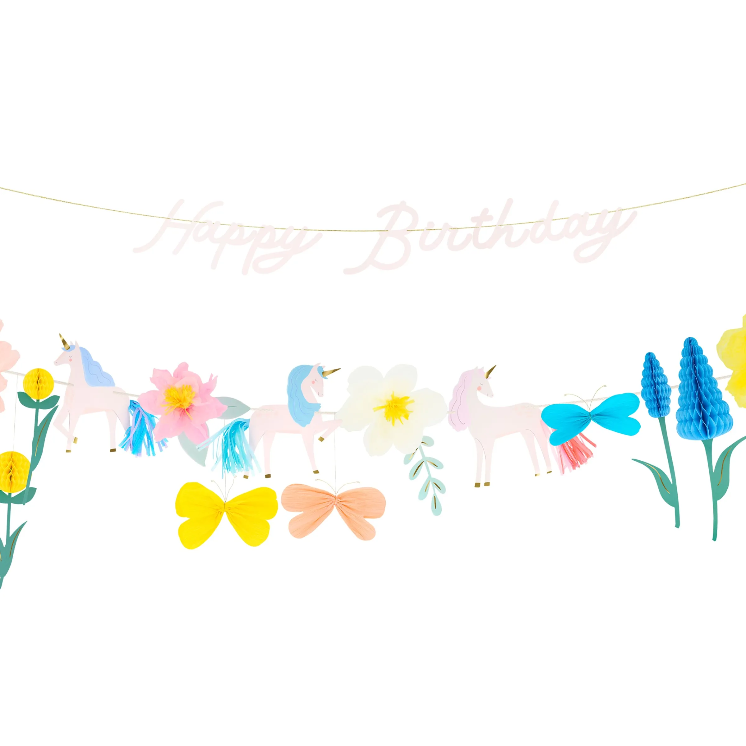 Meadow Unicorns Garland Set>Meri Meri Outlet