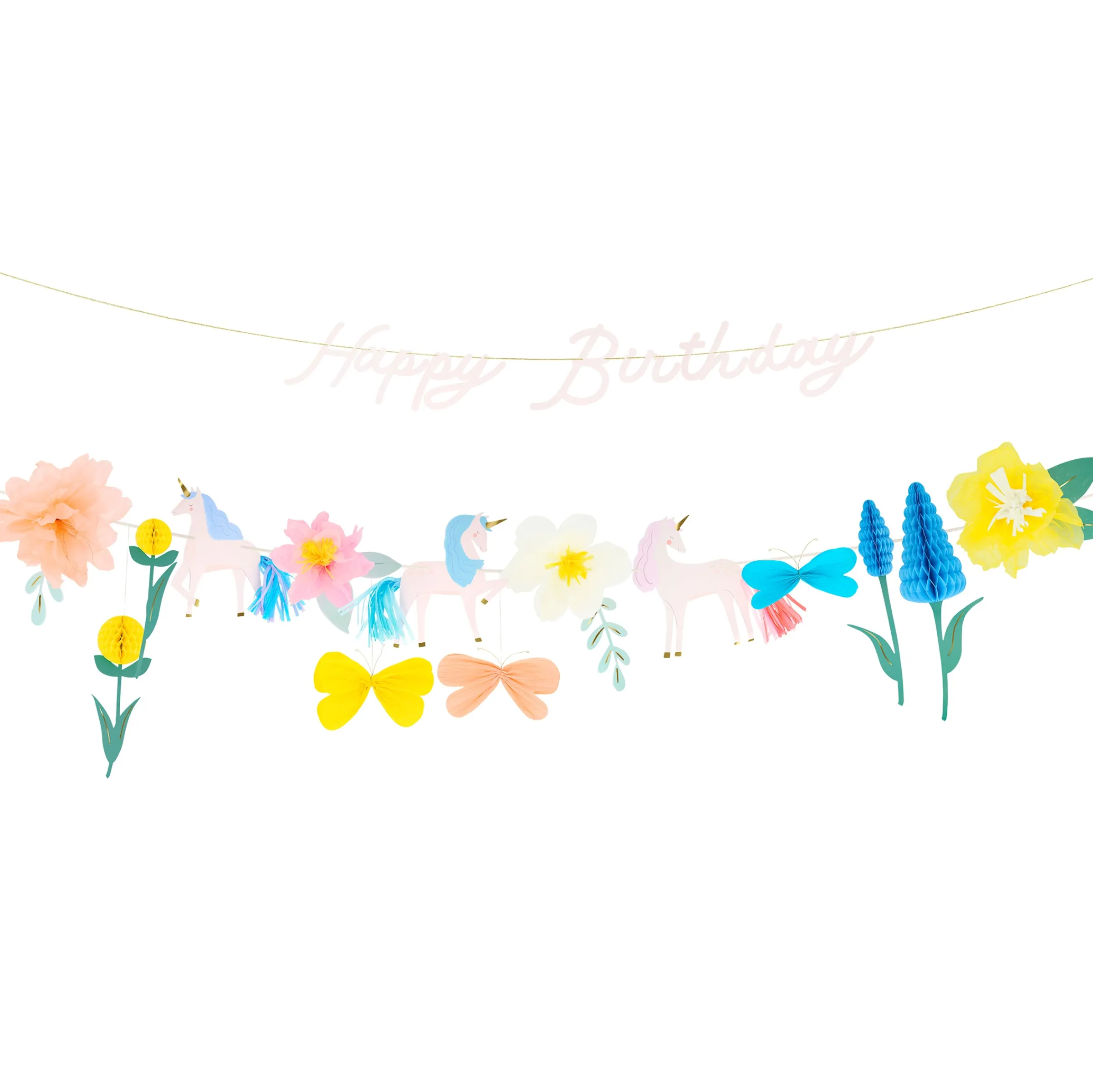 Meadow Unicorns Garland Set>Meri Meri Outlet