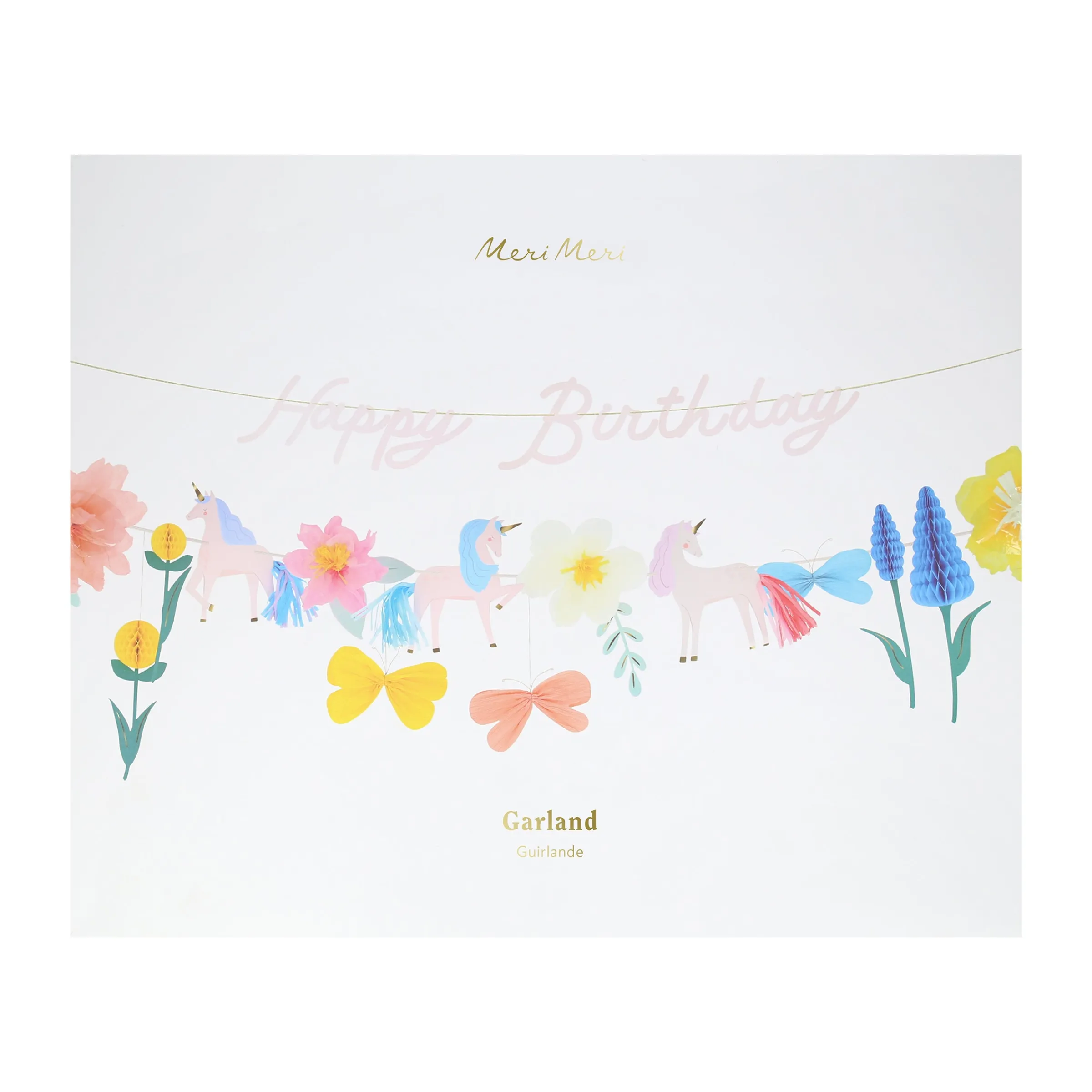 Meadow Unicorns Garland Set>Meri Meri Outlet