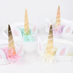 Meadow Unicorns Horn Headbands (x 8)>Meri Meri Hot