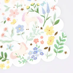 Meadow Unicorns Large Napkins (x 16)>Meri Meri Sale