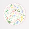 Meadow Unicorns Side Plates (x 8)>Meri Meri Clearance