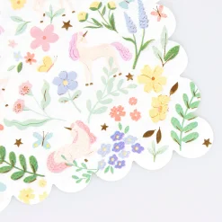 Meadow Unicorns Small Napkins (x 16)>Meri Meri New