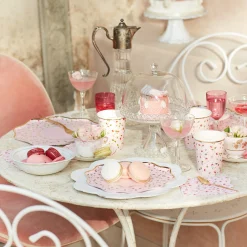x Ladurée Marie-Antoinette Side Plates (x 8)>Meri Meri Hot