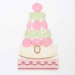 x Ladurée Paris Macaron Pyramid Napkins (x 16)>Meri Meri Best