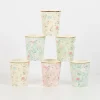x Ladurée Paris Floral Cups (x 8)>Meri Meri Fashion