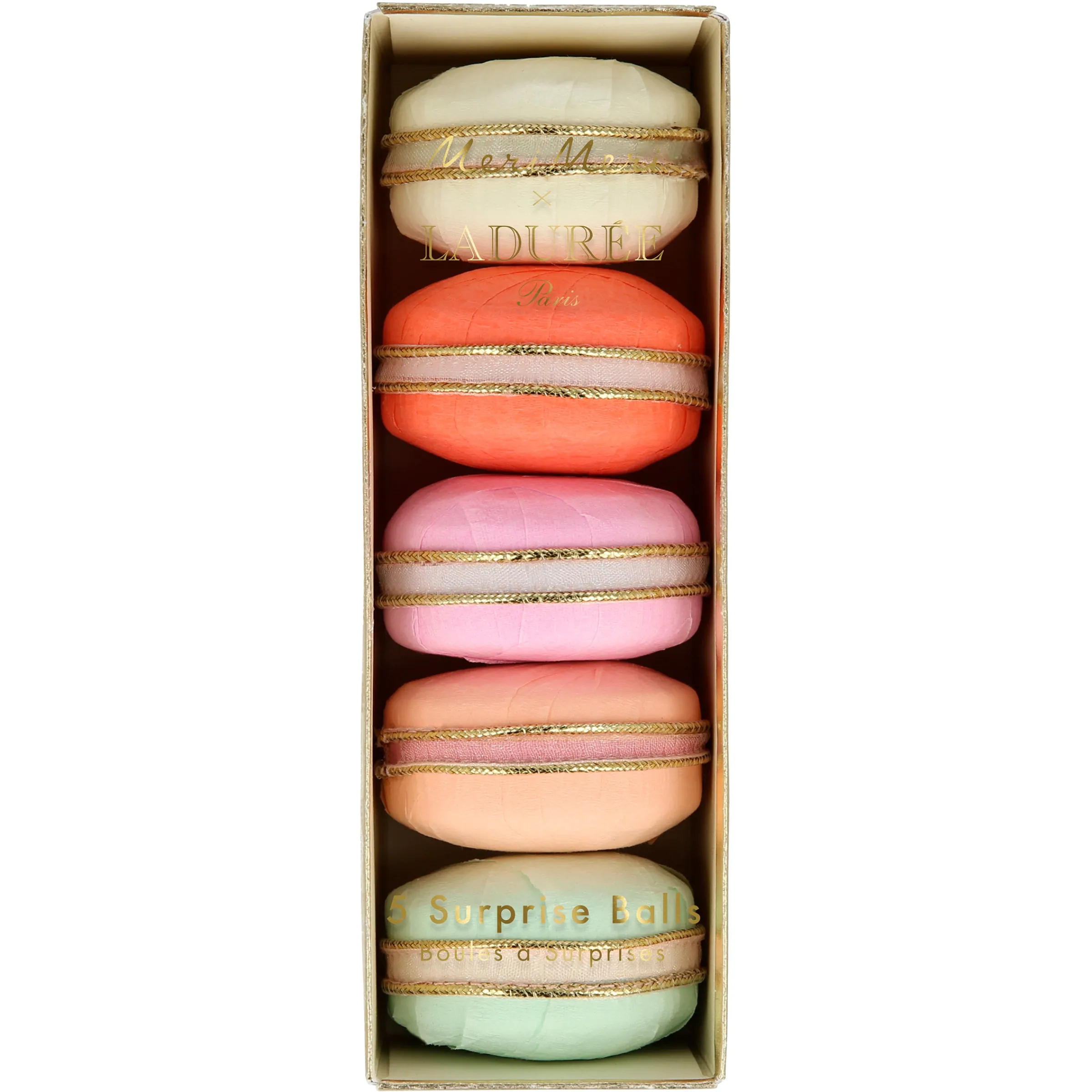 x Ladurée Paris Macaron Surprise Balls (x 5)>Meri Meri New