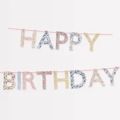 x Liberty Happy Birthday Garland>Meri Meri Fashion