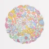 x Liberty Rainbow Garden Reusable Small Plate>Meri Meri Clearance