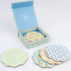 x Molly Mahon Coasters (x 6)>Meri Meri Fashion