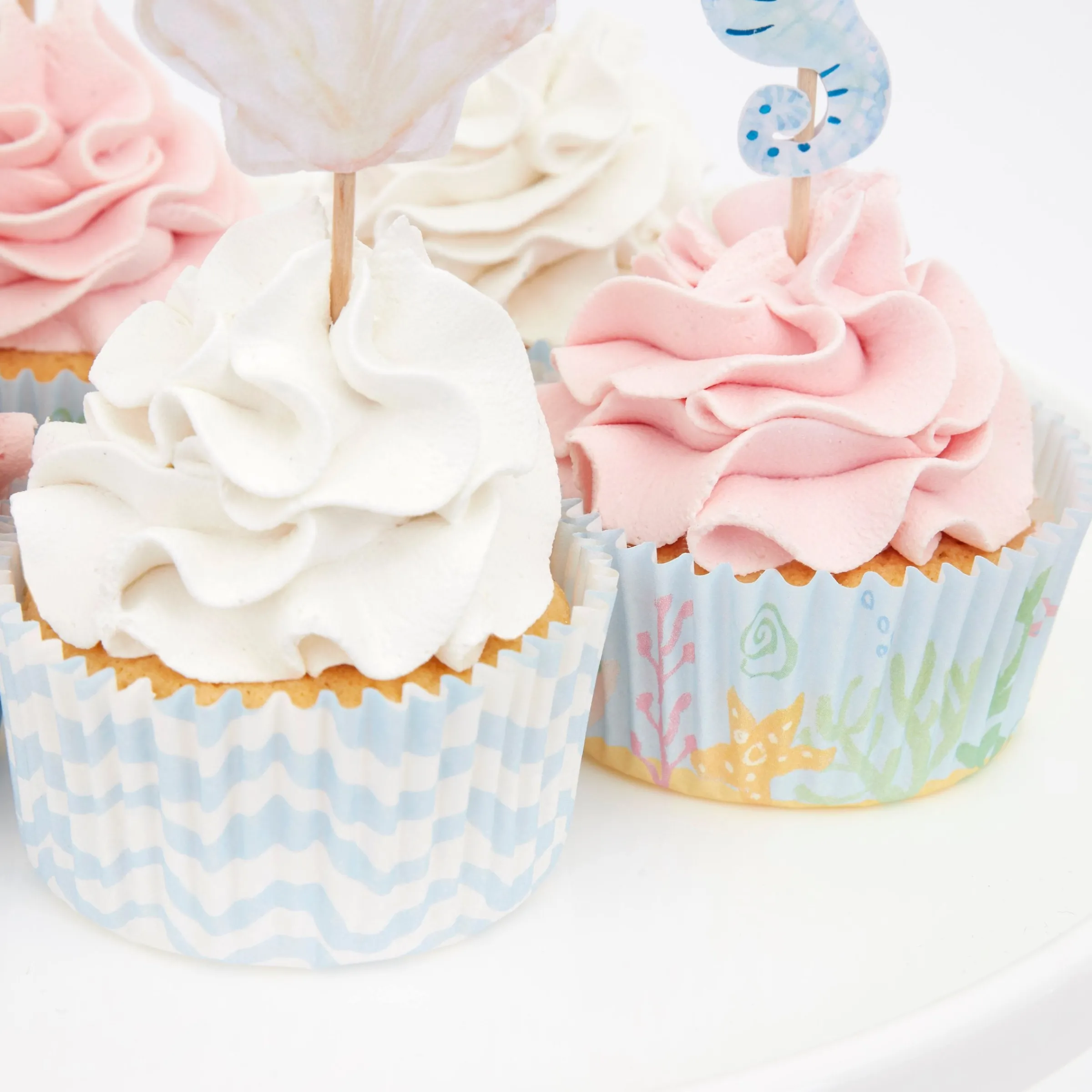 Mermaid Cupcake Kit (x 24 toppers)>Meri Meri Sale