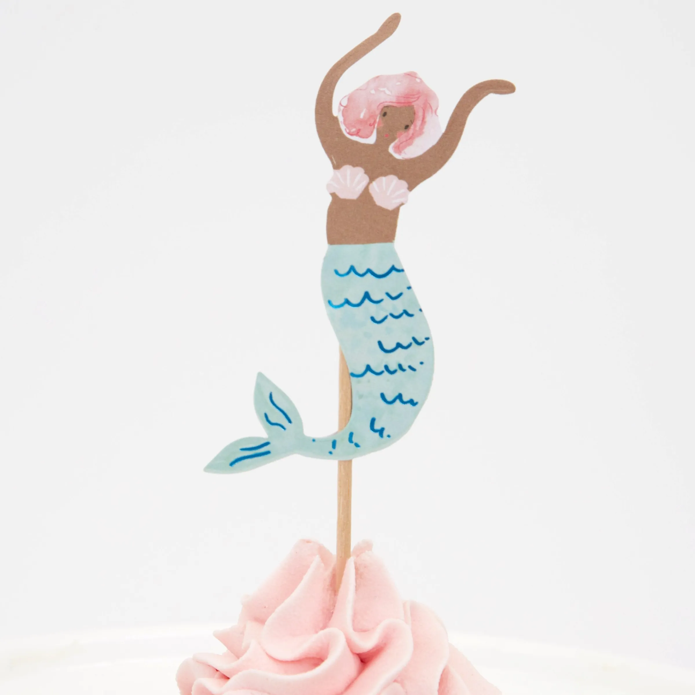 Mermaid Cupcake Kit (x 24 toppers)>Meri Meri Sale